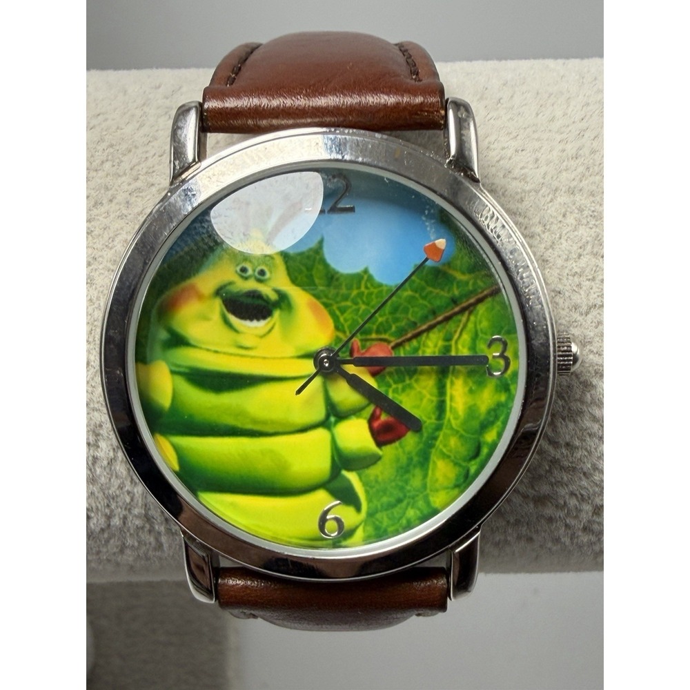 Disney DS-1101 It's A Bugs Life New Battery Unisex Watch‎ 34MM 7.5" Leather Band